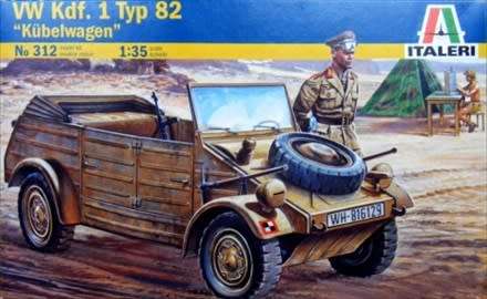 VW Kdt.1 Typ82 Kübelwagen Italeri | No. 312 | 1:35