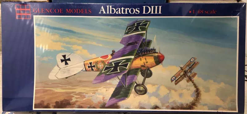Glencoe Model, Albatros D III 1/48 Scale
