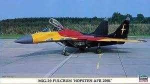 MIG-29 Fulcrum `Hopsten AFB 2001`