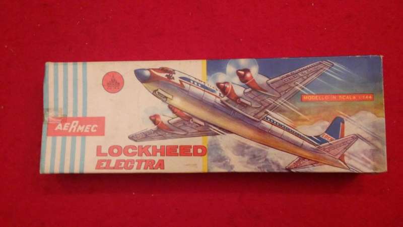 Aermec Model, Lockheed Electra - Vintage - Rare 1/144 Scale