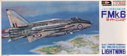 Hasegawa, R.A.F. Fighter Command BAC E.E. Lightning F.Mk.6