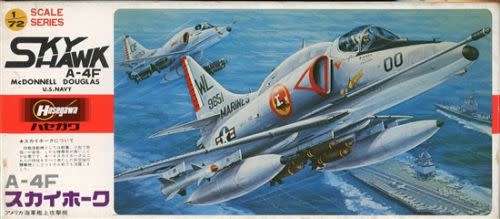 Hasegawa, Sky Hawk A-4F McDonnell Douglas U.S. Navy 1/72 Scale
