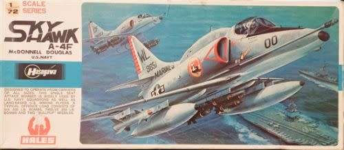Hasegawa, Sky Hawk A-4F McDonnell Douglas U.S. Navy 1/72 Scale