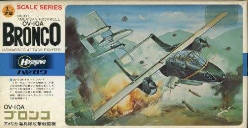 Hasegawa Model, North American - Rockwell OV-IOA Bronco - U.S. Marines Attack Fighter 1/72 Scale