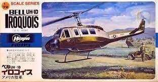 Hasegawa Model, BELL UH-1D Iroquois U.S. Army 1/72 Scale