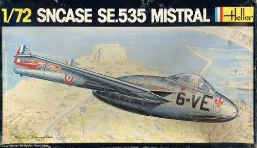 Heller, Sncase SE.535 Mistral 1/72 Scale