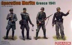 Dragon Model, WWII German Infantry (Operation Marita, Greece 1941)(4 Figures) 1/35 Scale