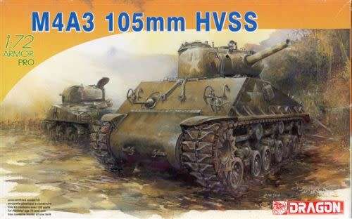 Dragon Model, M4A3 105mm Hvss Armor Series