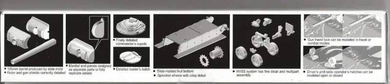 Dragon Model, M4A3 105mm Hvss Armor Series