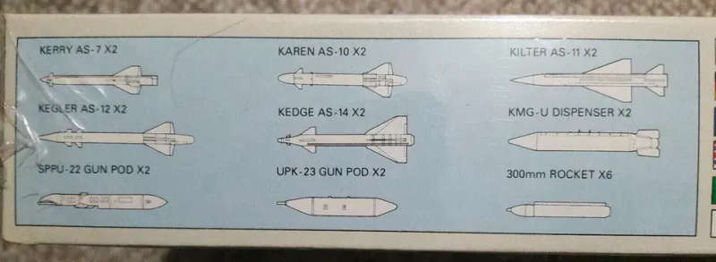 Dragon Model, Modern Soviet Aircraft Weapons Set 2: Air to surface missiles