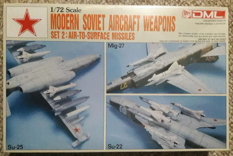 Dragon Model, Modern Soviet Aircraft Weapons Set 2: Air to surface missiles