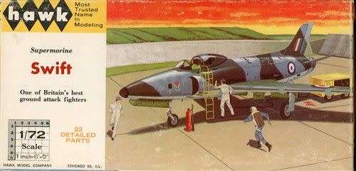 Hawk Models, Supermarine Swift 1/72 Scale