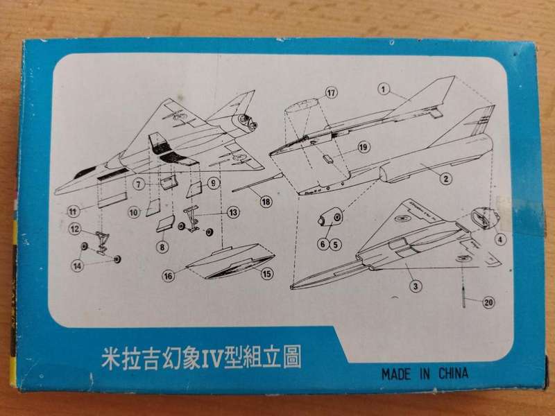 Huan Chiu, Mirage IV 1/144 Scale