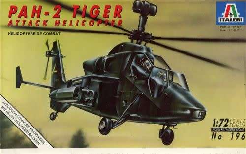 Italeri, PAH-2 Tiger Attack Helicopter 1/72 Scale