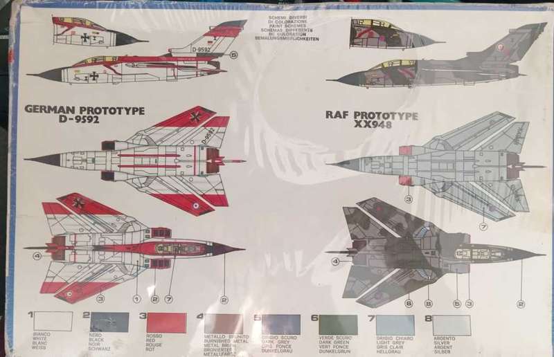 Italeri Model, M.R.C.A. TORNADO Multi-Role Combat Aircraft