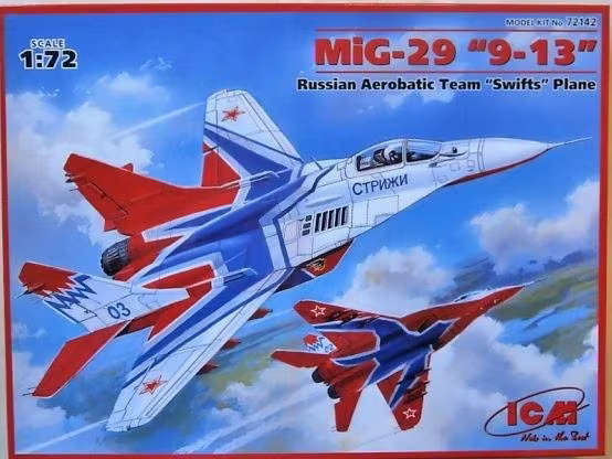 MiG-29 `9-13` Russian Aerobatic Team `Swifts` Plane
