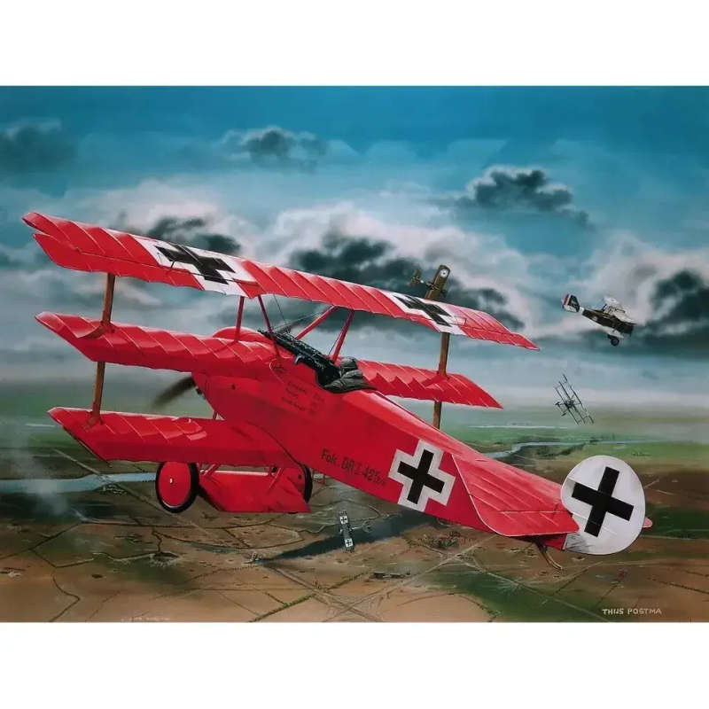 Revell Model, Fokker DR.1 Tri-plane - Manfred Von Richthofen