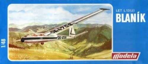 Modela Models, L-13 Blanik Aeroclub Workhorse Czech two-seater glider 1/48 Scale