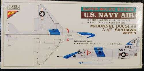 U.S Navy Air Model Rockwell RA-5C Vigilanti & A-4F Skyhawk Set - Rare Vintage