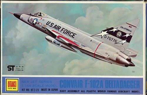 Convair F-102A Delta Dagger - Rare Vintage