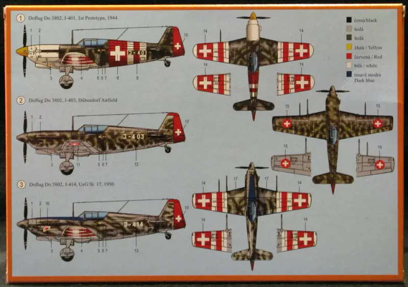 DOFLUG 3802 Swiss WWII Fighter