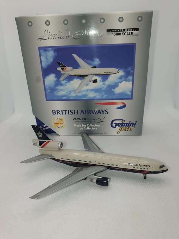 Gemini Jets, British Airways G-BEBM McDonnell Douglas DC10-30  1:400