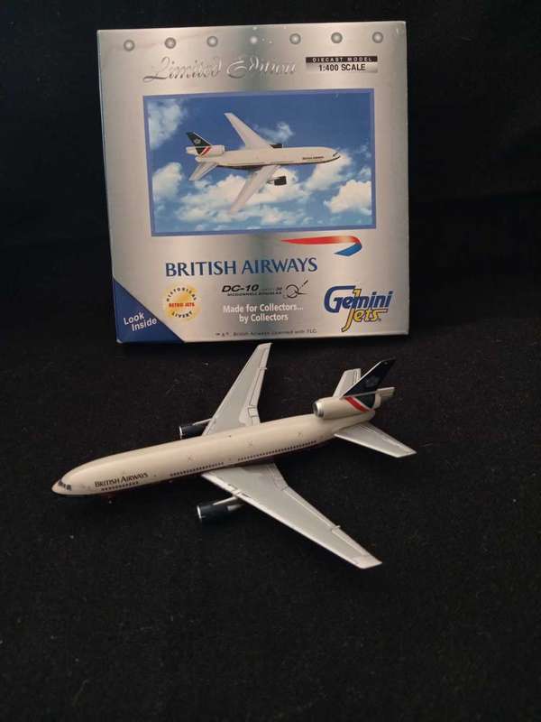 Gemini Jets, British Airways G-BEBM McDonnell Douglas DC10-30  1:400