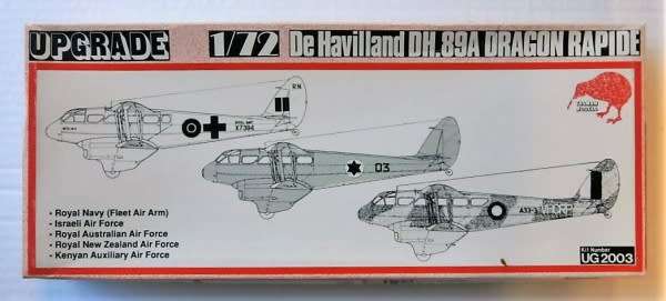 De HAVILLAND DH.89A DRAGON RAPIDE Kit - UPGRADE 1/72