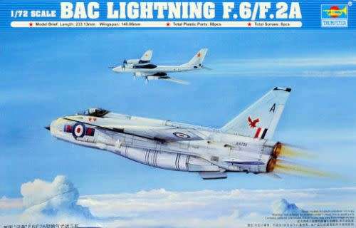 RAF BAC Lightning F.6/F.2A Model Aircraft Kit