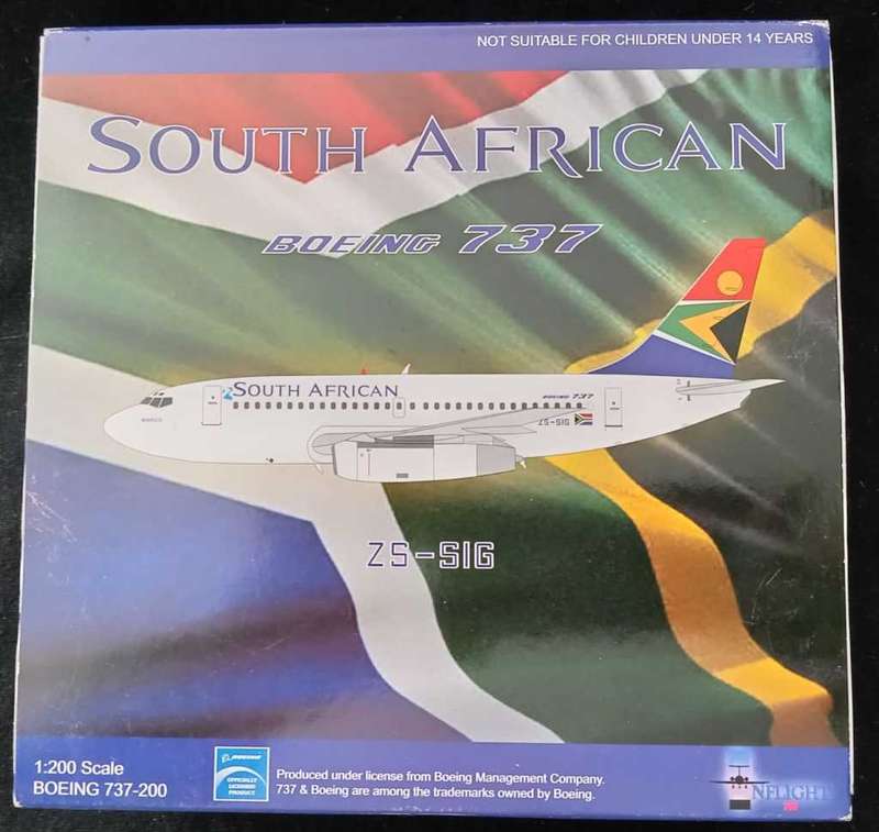Inflight 200 South African Airways B 737-200 1:200 IF732037  ZS-SIG