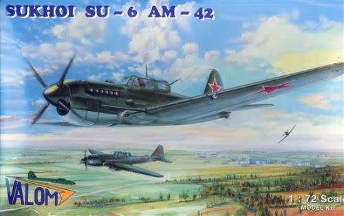 Sukhoi SU-6 AM42 Russian Aircraft Model WW2 Vintage