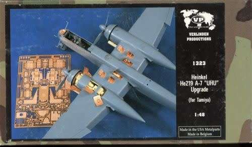Heinkel He 219 A-7 `Uhu` Aircraft Upgrade WWII (for Tamiya) 1323 Verlinden