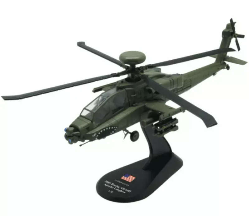Amercom Helicopters of the World ACHY11 Hughes AH-64D Longbow Apache Diecast Model US Army, 2003
