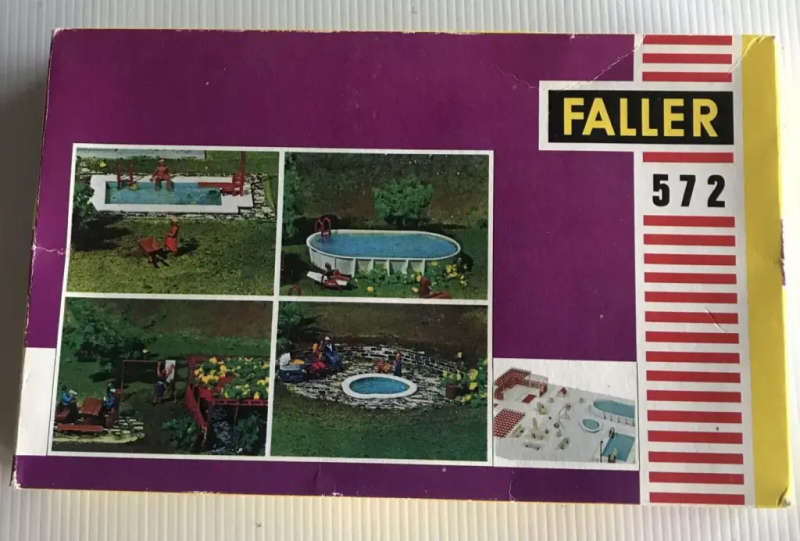 Swimming Pool Landscape Faller Ho 572 Hobby Kit