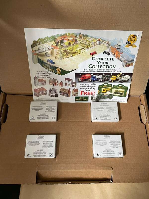 Spirit of Brooklands 85th Anniversary Set Kelloggs Lledo & 4 Cars