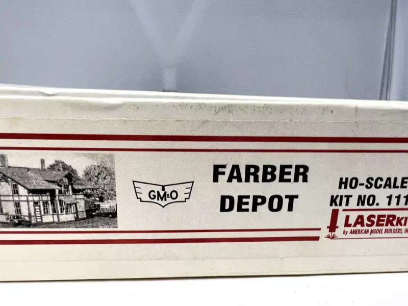 Farber Depot, Kit (Laser Cut) HO Scale American Model Builders HO #111