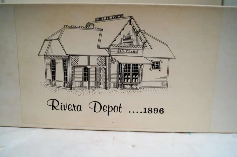 Rivera Depot Station Building Kit. Historical Scale Miniatures RS-3 HO