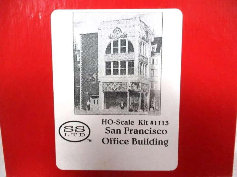 San Francisco Office Building HO-Gauge - Scale Structures Ltd Kit #1113