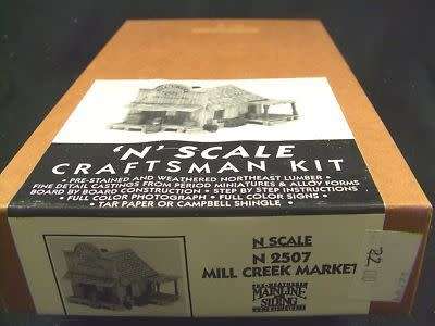 MILL CREEK MARKET - RARE HO CRAFTSMAN KIT - MAINLINE & SIDING:  MS507