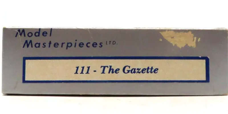THE GAZETTE - SCALE - HO - MODEL MASTERPIECES - #111