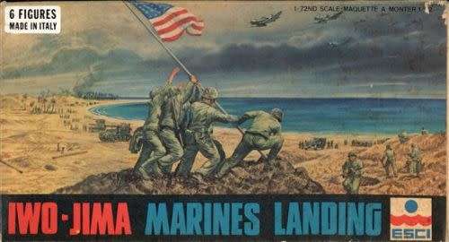 ESCI Model, IWO-JIMA MARINES Landing 8062 Vintage Model Kit
