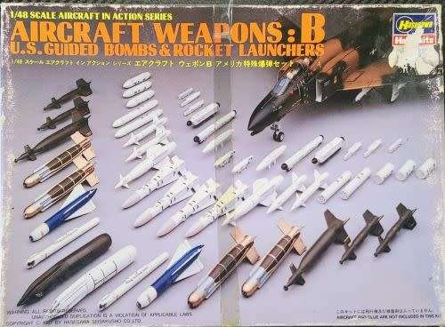 Aircraft Weapons:B U.S. Guided Bombs & Rocket Launchers Hasegawa X48-2 1/48 Scale