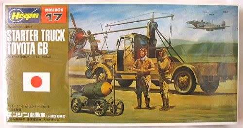 Japanese Army Toyota Starter Truck GB Hasegawa International 1/72 Model Kit