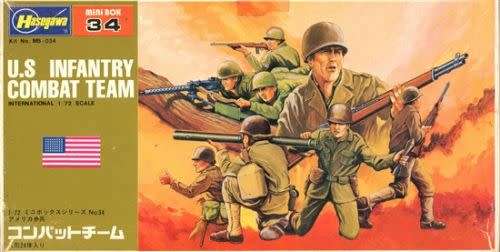 US Infantry Combat Team WWII Hasegawa | No. MB-034 | 1:72