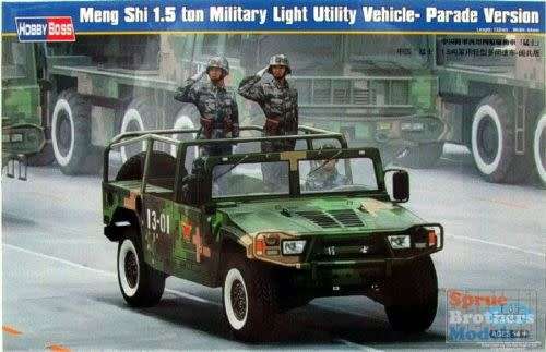 Chinese "Meng Shi" 1.5 Ton Military Vehicle (incl. P.E. parts) Hobby Boss - 1/35