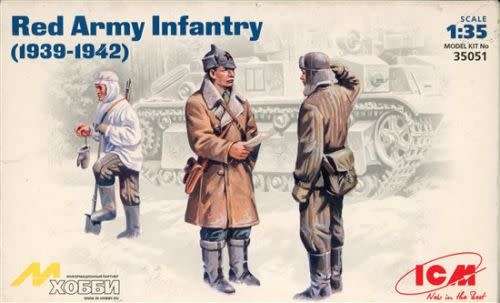 ICM Model, Red Army Infantry 1938-1942 (1:35) 35051