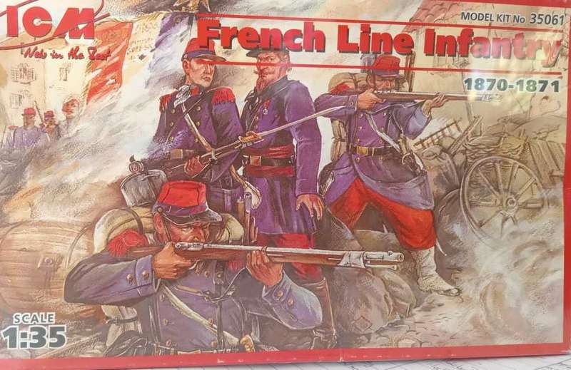French-German War (1870-1871) French Line Infantry ICM | No. 35061B | 1:35