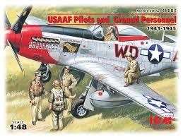 USAAF Pilots and Ground Personnel 1941 - 1945 ICM | No. 48083 | 1:48