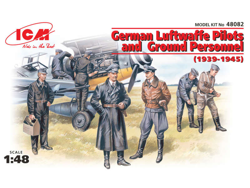 German Luftwaffe Pilots and Ground Personnel (1939-1945), ICM 48082