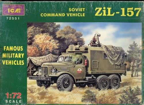 Soviet Command Vehicle ZiL-157 Famous Military Vehicles ICM | No. 72551 | 1:72